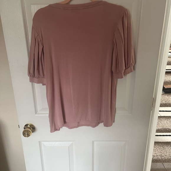 Boden Dusty Pink Short Sleeve Blouse - Picture 5 of 5